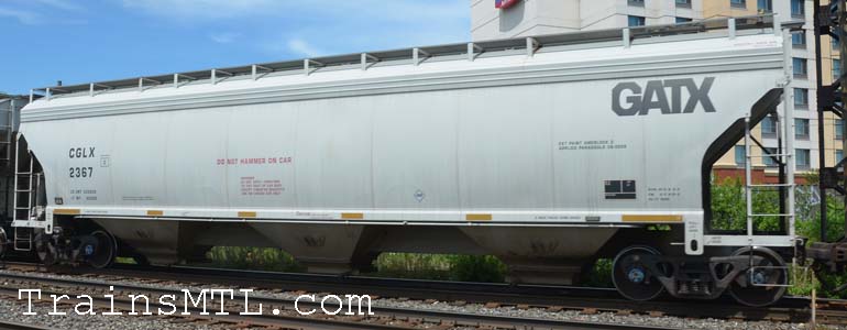 Car/wagon CGLX2367 right side / coté droit